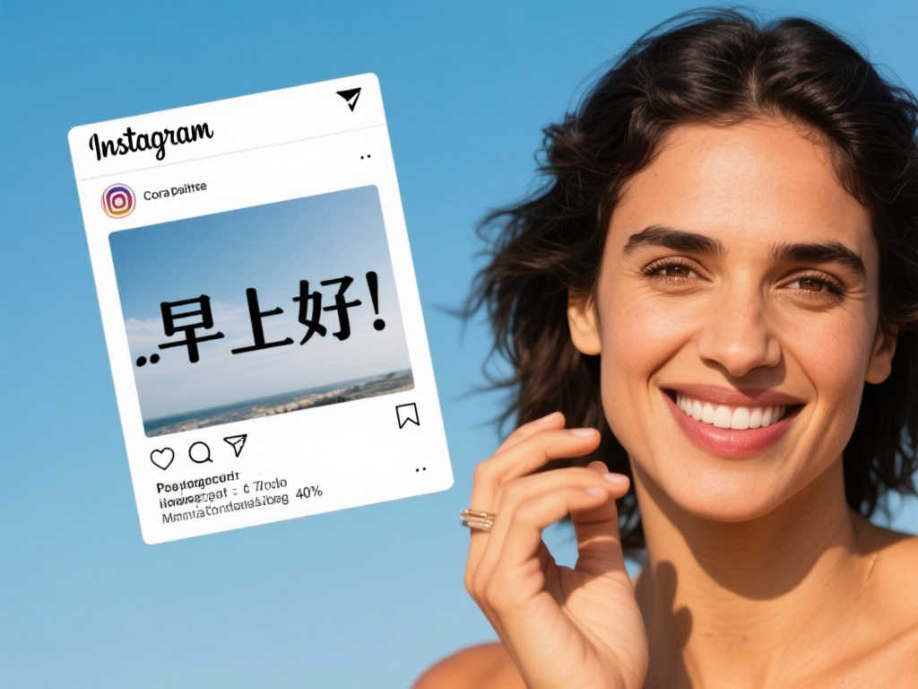 科拉平托晒西班牙语问候:早上好,附上个人照片 科拉平托晒西班牙语问候:早上好,附上个人照片