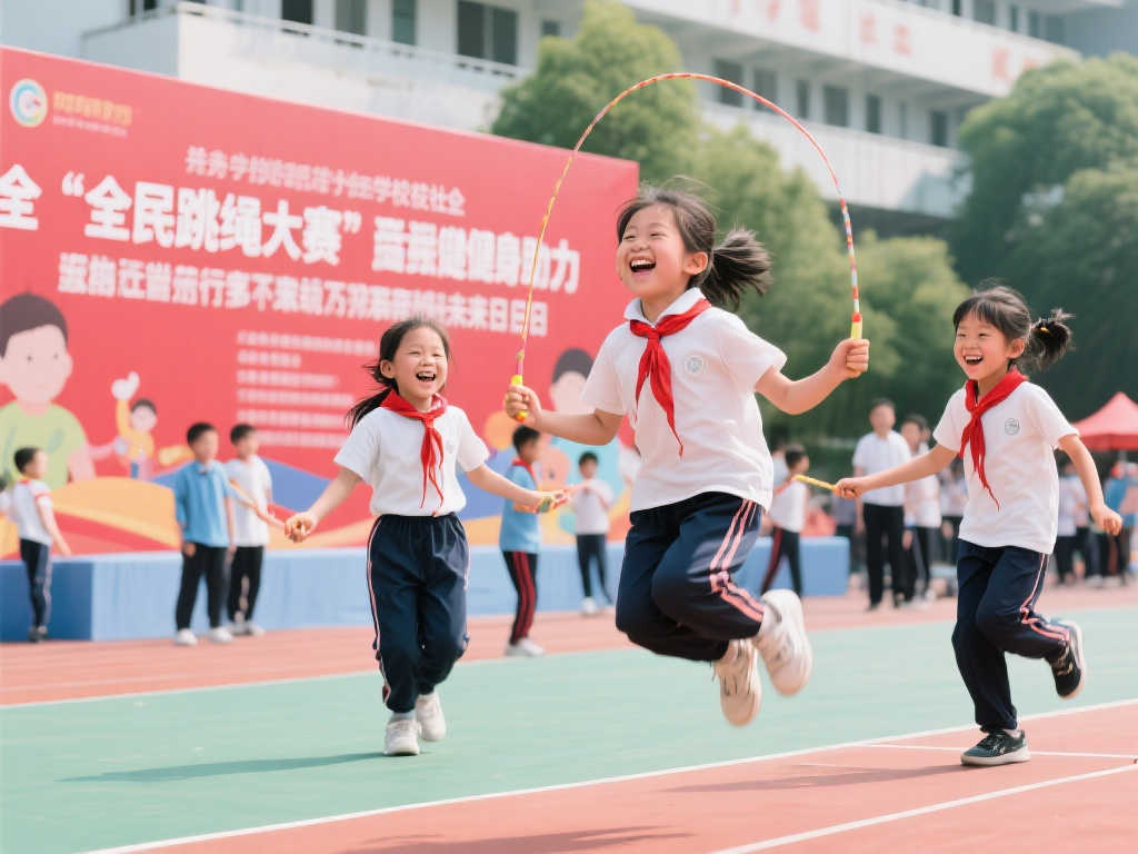 体彩全民跳绳大赛助力校园健康计划