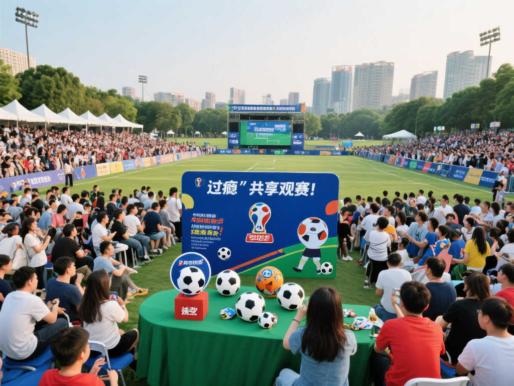 世界杯期间多地设立球迷广场，共享观赛盛宴